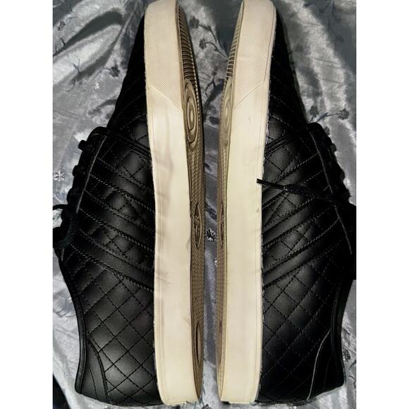 RARE Leather Adidas Seeley Premium Skate Shoe Black Quilt White Wall Mens US12 - Picture 6 of 8